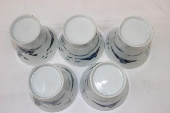 古伊万里朝顔文蕎麦猪口五ケ組 古伊万里朝顔文蕎麦猪口五ケ組 - メルカリ