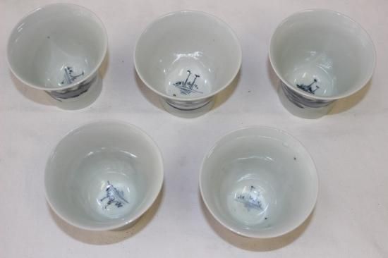 古伊万里朝顔文蕎麦猪口五ケ組 古伊万里朝顔文蕎麦猪口五ケ組 - メルカリ