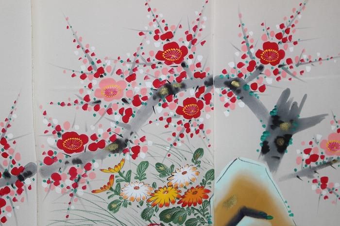 加賀のれん　おしどり　桜　牡丹　花嫁のれん　郷土 加賀のれん おしどり 桜 牡丹 花嫁のれん 郷土 （花嫁のれん館