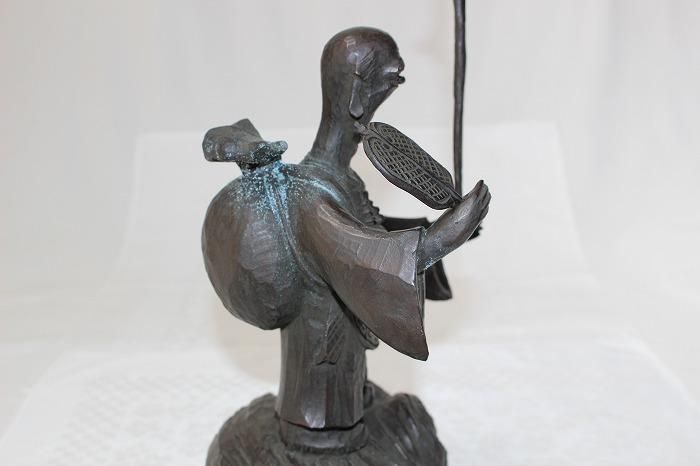 D-382鋳銅製ブロンズ像｢大法象｣ 日展作家 石崎秀峰作 - 石川県