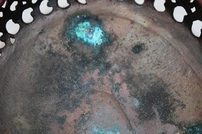 D-392高岡銅器蝋型鋳銅獅子香炉 日展作家 三代須賀月真造 - 石川県金沢