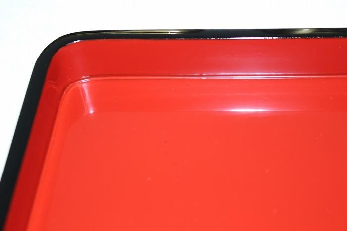 I-417輪島塗堅地布着地紙沈金彫五段重箱重台付 国田春人作 - 石川県