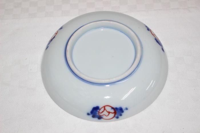 B-652伊万里焼染錦間取花文小皿全4客バラ売 - 石川県金沢の骨董