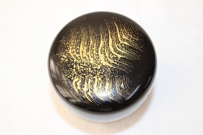 輪島漆芸作家安村稔作 紫陽花(アジサイ) 沈金 絵画