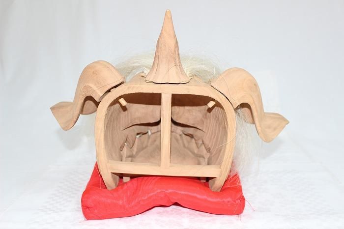木彫置物○横山白汀作 / 獅子頭○東洋彫刻 井波彫刻 伝統工芸 - 美術品 木彫置物○横山白汀作 / 獅子頭○東洋彫刻 井波彫刻 伝統工芸 - 美術品