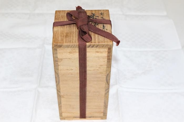 K-1626✩九谷焼色染付古九谷意獅子香炉 九谷名工越田基一作