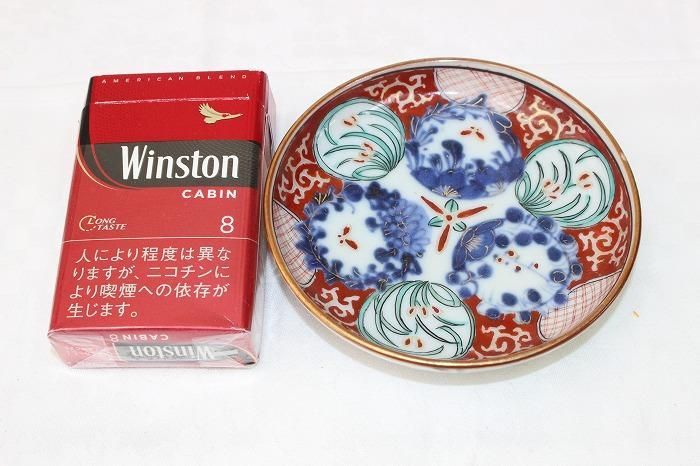 大聖寺伊万里　唐子に桜花　金唐草に花の図　大振蓋茶碗　D073AS-CPe 大聖寺伊万里 唐子に桜花 金唐草に花の図 大振蓋茶碗 D073AS-CPe