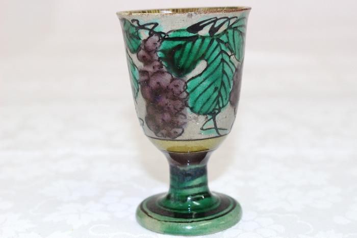 新品　九谷　染付葡萄　葡萄　青 新品 九谷 染付葡萄 葡萄 青 九谷焼・絵皿》 九谷焼皿揃 染付