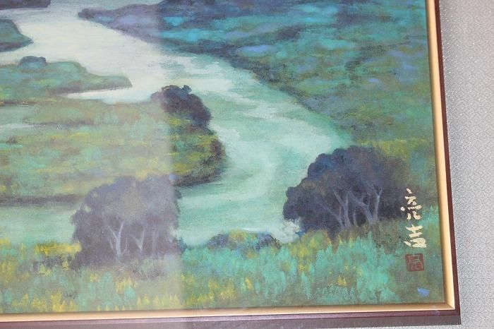日野春風景　油絵　今井　直筆　額装　送料込み250702 澤井 進 『忍野富士』 油絵・油彩画 F6（6号） : 内田画廊