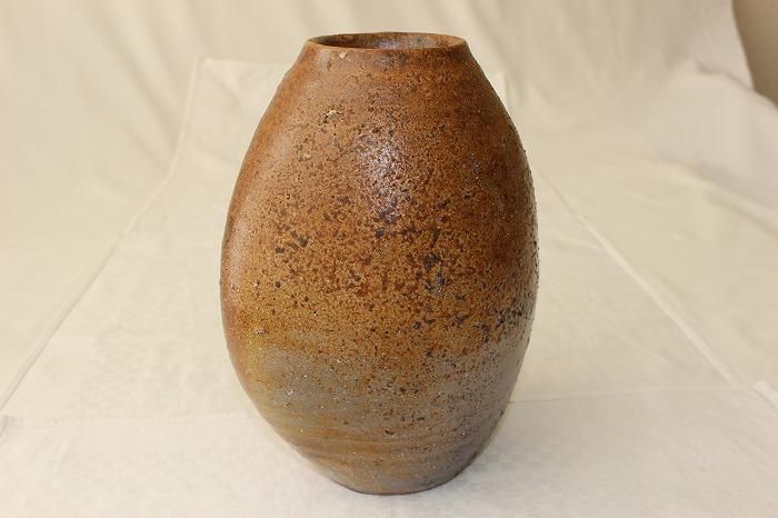 A-1306備前焼 変壺 花生け 一 梶谷窯 加藤逸郎作 - 石川県金沢の