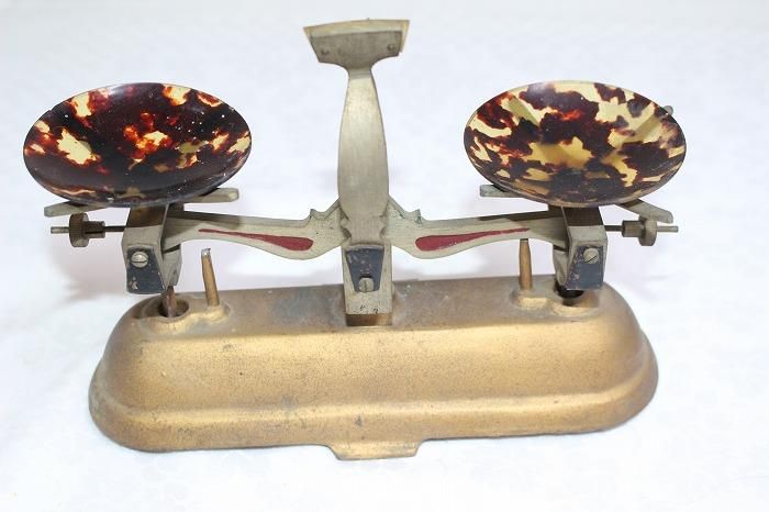 昭和のレトロ品　アンティーク 調剤天秤秤 △ 当時物 アンティーク レトロ｜天秤 計 精密化学天秤｜ 薬品