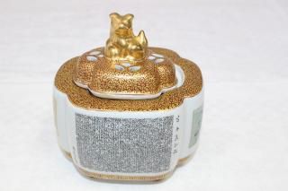 小松芳光作/蒔絵犬図長方盆/加賀蒔絵/石川県無形文化財/共箱 小松芳光作/蒔絵犬図長方盆/加賀蒔絵/石川県無形文化財/