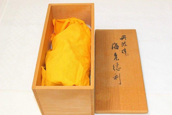 A-1416丹波焼彩釉盛海老徳利 丹波立杭昇陽窯大上昇作 - 石川県 A-1416丹波焼彩釉盛海老徳利 丹波立杭昇陽窯大上昇作 - 石川県