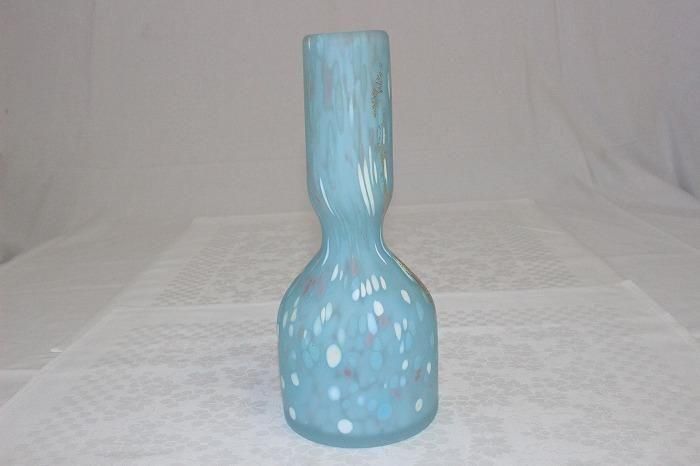 【藤田喬平】手吹花瓶　ガラス花器　骨董　アンティーク　インテリア 藤田喬平「手吹花瓶」 | アトリエウチノ｜atelier uchino