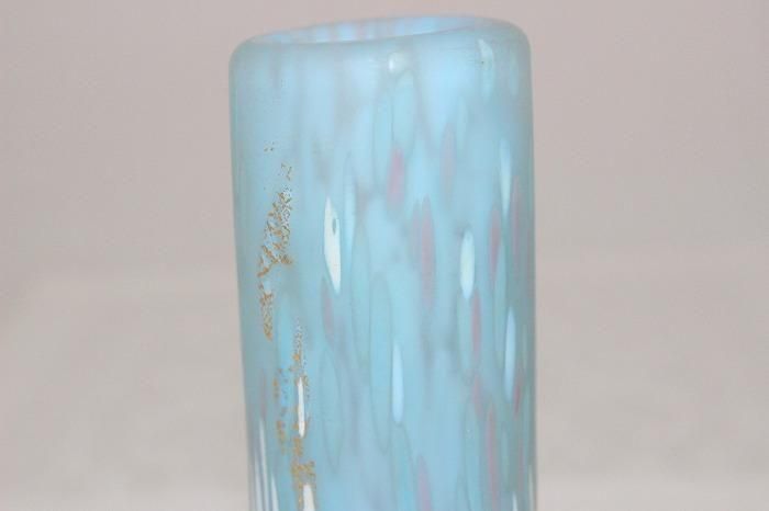 I-522手吹きガラス「榮」花器 人気作家藤田喬平作 - 石川県金沢の骨董