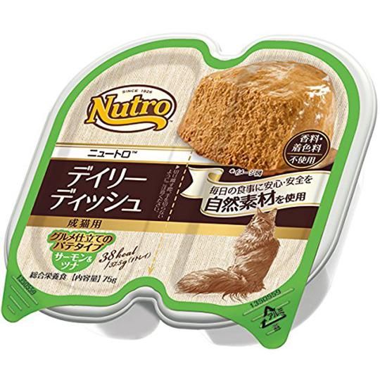 ニュートロ デイリーディッシュ 成猫用 パテタイプ サーモン&ツナ 75g