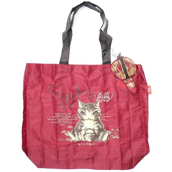 わちふぃーるど 猫のダヤン エコネコダヤンしっぽトート いちごつみ