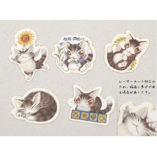 わちふぃーるど 猫のダヤン アイロンフレークシール 春夏ダヤン Neconciergeme 猫の館me
