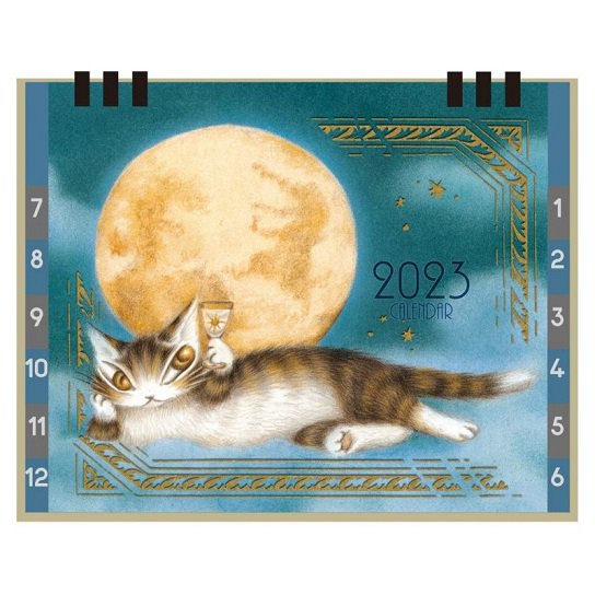 わちふぃーるど　猫のダヤン　デスクオンカレンダー2023
