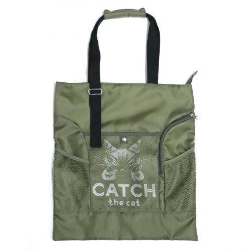 わちふぃーるど 猫のダヤン EC CATCHトート カーキ