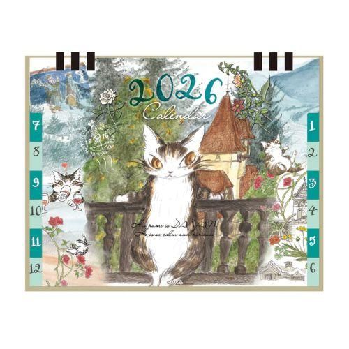 <img class='new_mark_img1' src='https://img.shop-pro.jp/img/new/icons13.gif' style='border:none;display:inline;margin:0px;padding:0px;width:auto;' />わちふぃーるど 猫のダヤン デスクオンカレンダー2026