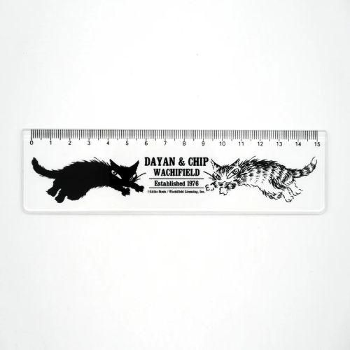 <img class='new_mark_img1' src='https://img.shop-pro.jp/img/new/icons13.gif' style='border:none;display:inline;margin:0px;padding:0px;width:auto;' />わちふぃーるど 猫のダヤン アクリル定規#2 ダヤン&チップ