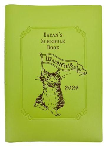 <img class='new_mark_img1' src='https://img.shop-pro.jp/img/new/icons13.gif' style='border:none;display:inline;margin:0px;padding:0px;width:auto;' />わちふぃーるど 猫のダヤン B6スケジュール2026 オリーブ