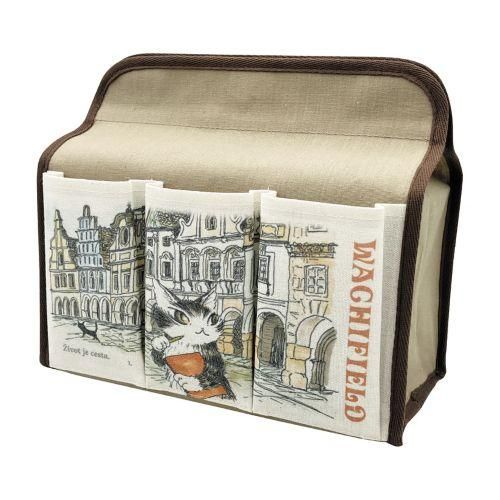 <img class='new_mark_img1' src='https://img.shop-pro.jp/img/new/icons13.gif' style='border:none;display:inline;margin:0px;padding:0px;width:auto;' />わちふぃーるど 猫のダヤン 6ポケティッシュBOXケース チェコ