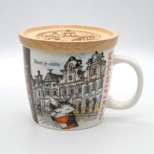 <img class='new_mark_img1' src='https://img.shop-pro.jp/img/new/icons13.gif' style='border:none;display:inline;margin:0px;padding:0px;width:auto;' />わちふぃーるど 猫のダヤン 木蓋付きアートマグ チェコスケッチ