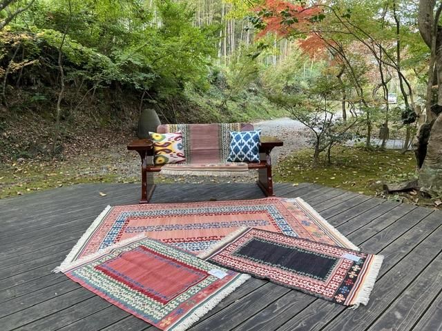 専用★最終価格★【極上・超美品】ペルシャ絨毯　トライバルラグ　キリム　ギャッベ 秋山木工 / ギャッベ・トライバルラグ・ペルシャ絨毯