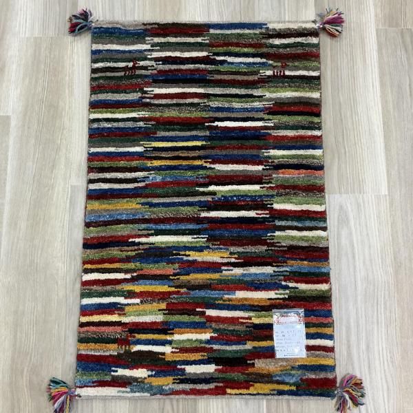 90×68cm　ペルシャ絨毯 手織りギャッベ アマレ族 ギャベ 90×68cm ペルシャ絨毯 手織りギャッベ アマレ族 ギャベ