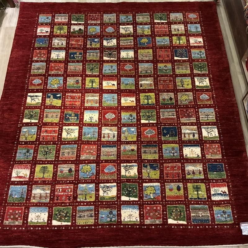 新品未使用　トルコ絨毯　手織り　保証書付き　ペルシャ絨毯　ジュータン　ギャッベ 新品未使用 トルコ絨毯 手織り 保証書付き ペルシャ絨毯 ジュータン