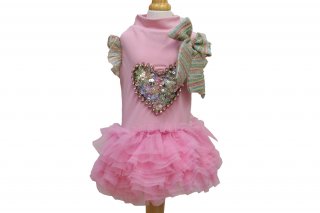 collabo dress pink【for pets only】