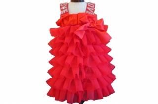 <40OFF>Doll dress ruches red crystal loveband IT-DOGS