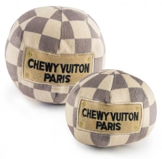 Haute Diggity Dog Checker Chewy Ball PUPPILY HILLS