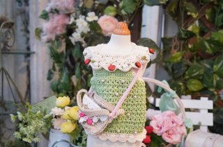 green ivory flower basket bag【IT-DOGS】