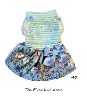 The Flora blue dress【IT-DOGS】<img class='new_mark_img2' src='https://img.shop-pro.jp/img/new/icons11.gif' style='border:none;display:inline;margin:0px;padding:0px;width:auto;' />