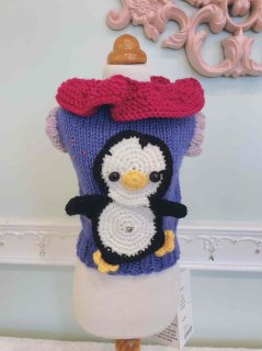 <20OFF>63-coat crochet blue penguinIT-DOGS