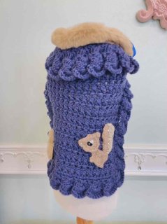 <20OFF>49-coat blue crochetIT-DOGS