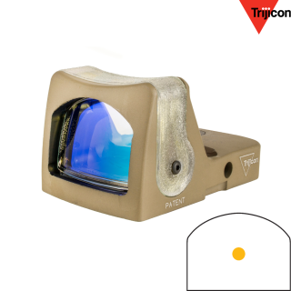 ȥꥸ Trijicon RMR Dual Illuminated Reflex Sight 9.0 MOA Amber Dot FDE Cerakote