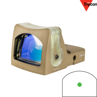 ȥꥸ Trijicon RMR Dual Illuminated Reflex Sight 9.0 MOA Green Dot FDE Cerakote