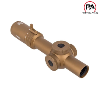 プライマリーアームズ Compact PLxC 1-8x24 FFP Rifle Scope-Illuminated ACSS Raptor M8 Yard 5.56/.308 Reticle-FDE