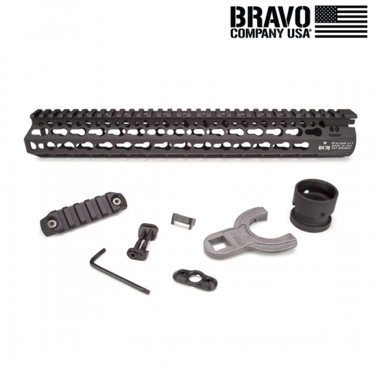 実物 BCM ハンドガード KMR ALPHA KeyMod用 13インチ BCM HAND GUARD ハンドガード KMR アルファ 13- ミリタリー