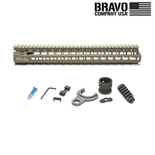 BCM KMR ALPHA 13 (KeyMod Free Float Handguard) Flat Dark Earth
