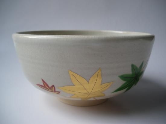 膳所焼色絵 絵替り茶碗 十客 (共箱)陽炎園 岩崎新定 - 茶道具 膳所焼色絵 絵替り茶碗 十客 (共箱)陽炎園 岩崎新定 - 茶道具