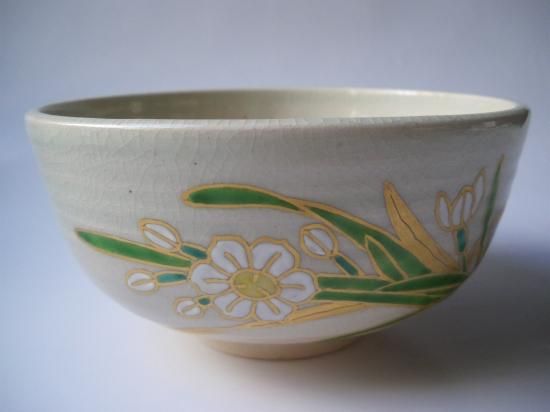 膳所焼色絵 絵替り茶碗 十客 (共箱)陽炎園 岩崎新定 - 茶道具 膳所焼色絵 絵替り茶碗 十客 (共箱)陽炎園 岩崎新定 - 茶道具
