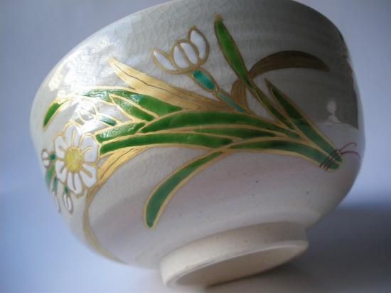 膳所焼色絵 絵替り茶碗 十客 (共箱)陽炎園 岩崎新定 - 茶道具 膳所焼色絵 絵替り茶碗 十客 (共箱)陽炎園 岩崎新定 - 茶道具