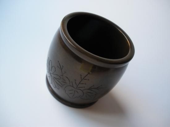 太鼓胴 唐銅蓋置 (共箱) 十二代 和田美之助 - 茶道具販売 栗林園 太鼓胴 唐銅蓋置 (共箱) 十二代 和田美之助 - 茶道具販売 栗林園