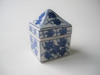 茶器/茶道具 香合】 ぶりぶり香合 縁起祥福 鶴亀 島津有職庵 茶器/茶道具 香合】 ぶりぶり香合 縁起祥福 鶴亀 島津有職庵