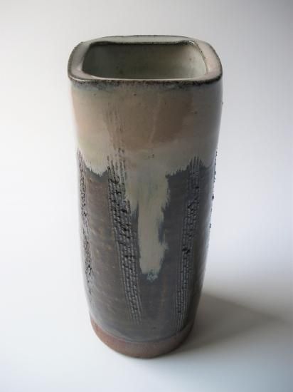 唐津焼 花入 (共箱) 峰松義人 - 茶道具販売 栗林園